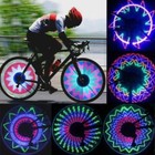 32 Led Flashing Colorful Bicycle Cycling Wheel Spoke Signal Light For Bike Tool