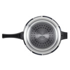 6 Qt Aluminum Stovetop Pressure Cooker  Induction Compatible  Silver- H302