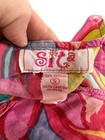 Vtg 90s Colorful Babydoll Maxi Frock Size Small By Sita W  Pockets 100  Cotton