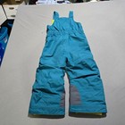 Patagonia Teal Snow Bib Overalls Kids Size 4t Ski Snowboard Waterproof