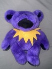 Vintage Grateful Dead Purple Bear Plush Steven Smith 1990 Jointed 13 