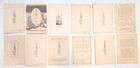 1930 Lot Of 12 Metropolitan Life Insurance Child Health Disease Weight Booklets