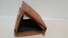 Vintage Dewar s White Label Scotch Whiskey Travel Alarm Clock - Zippered Tan Lr1