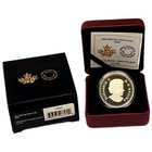2015 Canada  20 Wolf Fine Silver Coin  gold Toning 