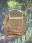 Vintage Ww2 Army Military Canvas Field Bag Distressed Sack Large Backpack 
