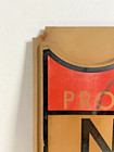 Vintage U s  Property No Trespassing Sign 3d Molded Plastic