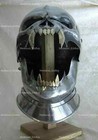 Demonic Face Helmet Battle-ready Medieval Helmet Steel Medieval Knight Helmet