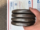  please Read  Rare Vvhtf 4 X 10 Lbs  number On Edge  Weights Weight Plates 1   