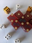 Golden Nugget   Palace Station Vintage Old Casino Red Dice Las Vegas   Extradice