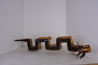 Oaxacan Copal Wood Alebrije Dragon Serpent Folk Art Sculpture Mexico Zapotec    