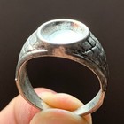 Rare Ancient Viking Silver Color Ring Authentic Antique Artifact Stunning