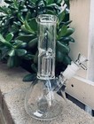 8  Inch Premium Quality Clear Glass Hookah Water Pipe Bong With 14mm Bowl