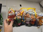Vtg Walt Disney Snow White The Seven Dwarfs 7 Piece Set In Original Package Bag