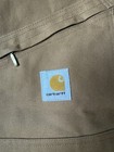 Carhartt Duck Canvas Insulated Coveralls Quilt Lined Corduroy Collar Usa 46r