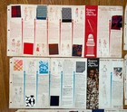 Vtg Fabric Swatches Lot Of 220  Simplicity Fabrics Buy Mail 1960 70s Sewing