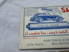 1930s Ink Blotter Powell Muffler Car Auto Hahn Tire Rochester Ny   No Rose Ny