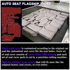 2017-2025 For Chrysler Pacifica Driver Passenger Bottom Leather Seat Cover Black