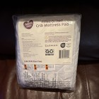 Parent s Choice Quilted Waterproof Fitted Crib Mattress Pad  White 52x28 