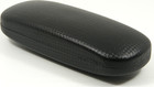 Nice Hard Clam Shell Eyeglasses Case Black Protective Glasses W   Cleaning Cloth