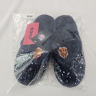 Women s Nfl Team Logo Ladies Sequin Fashion Slippers Sz M 7-8