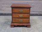 Vintage Night Stand End Table W  Three Drawers Sumter Cabinet Co  26   hx24   lx17   d
