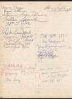 John Wayne Actor Original Multi-signed Autograph Sheet Dated 1961