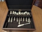 Reed   Barton - English Crown - Mirrorstele 64 Pc Set With Box Stainless Steel 