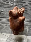 Colima Dancing Dogs Mexican Pottery Folk Art 3 5    Vintage Terracotta Figurine
