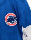 Chicago Cubs Youth Short Sleeve T-shirt 100  Cotton Size L Nwt Ac9-400 Ad9