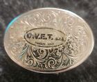 Vintage Gold Tone Cherubs Angels Pill Box Firenze  Italy