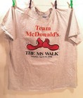 Vintage 1998 Ronald Mcdonald   s Fast Food Advertising Sign Tee Shirt Rare   Nice