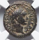 Judaea Caesarea Maritima Domitian 81-96 Ad  Ae 20 Roman Empire Coin  Ngc Ch F