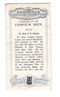 Famous Men Cigarette Card 1927  21 Joseph Coates - Nz Prime Minister