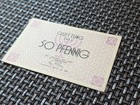 Rare Poland Banknote Ghetto 50 Pfennig 1940  Red Numerator Au unc