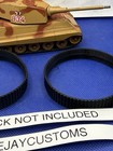 1 New Pair Of Tracks  To Fit Corgi Toys King Tiger  B34 German Tank