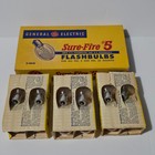 Ge General Electric Sure Fire  5b 9 Flash Bulbs For Vtg Cameras