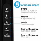 5 Modes Fairywill Sonic Electric Toothbrush Timer Soft Brush Heads Rechargeable