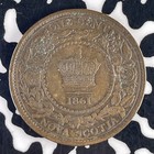 1861 Nova Scotia Large Cent Lot f2830