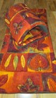 Autumn fall Handmade Guinea Pig Fleece 2x3 Cage Liner W  Tunnel Set Bedding 