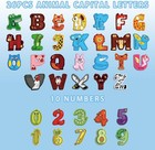 Magnetic Letters And Numbers Animal Cute Fridge Magnets Abc Alphabet Magnets For