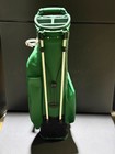 New With Tags Sun Mountain Matchplay Leather Stand Bag - Green Jacket fairway