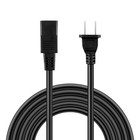 8ft 2-prong Square Ac Power Cord Cable Lead For Vintage Korg Keyboards Roland