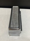 Metal Jeweled Lipstick Case Holder Storage Box Mirror Purse Pocket Silver