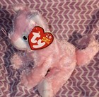 Ty Beanie Baby Carnation Pink Cat Mint Condition Retired With Tags