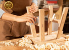 Handmade Solid Wood Stool Milking10 Height Wooden Step Stool Simple Wooden Vikin