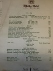 1947 Rodeo Souvenir Menu Aldridge Hotel Ada Oklahoma Western Cowboy