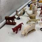 Vintage Lot Of 82 Plastic   Hard Rubber Farm Animal Figures Toys Toy