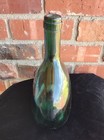 Antique Liquor Green Glass Bottle