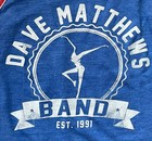 Dave Matthews Band Blue Tank Top Size Medium Shirt