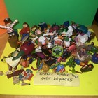 Vintage Kinder Surprise  Toy Lot 50  figures Vehicles Puzzles Pieces And Other